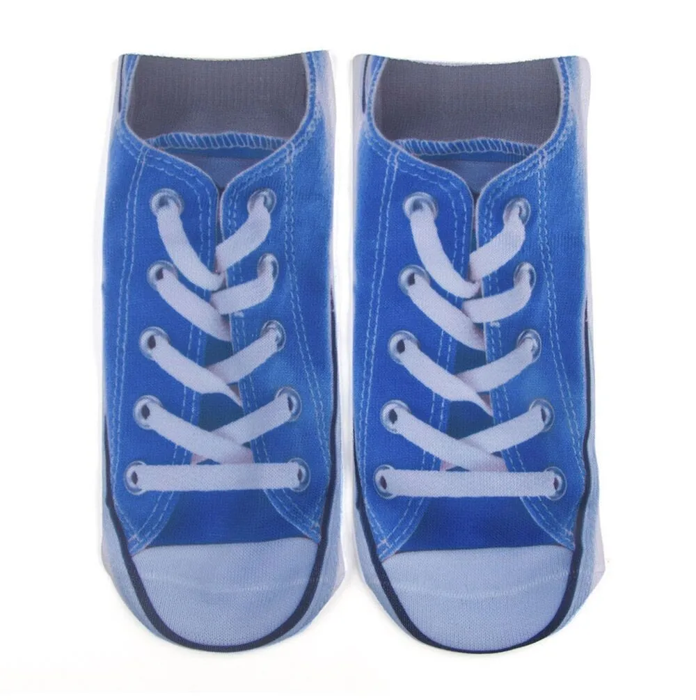 

Носки унисекс с 3D-принтом, забавные носки, модные носки-лодочки, подарочные носки, мужские белые носки для диабетиков, женские носки большог...