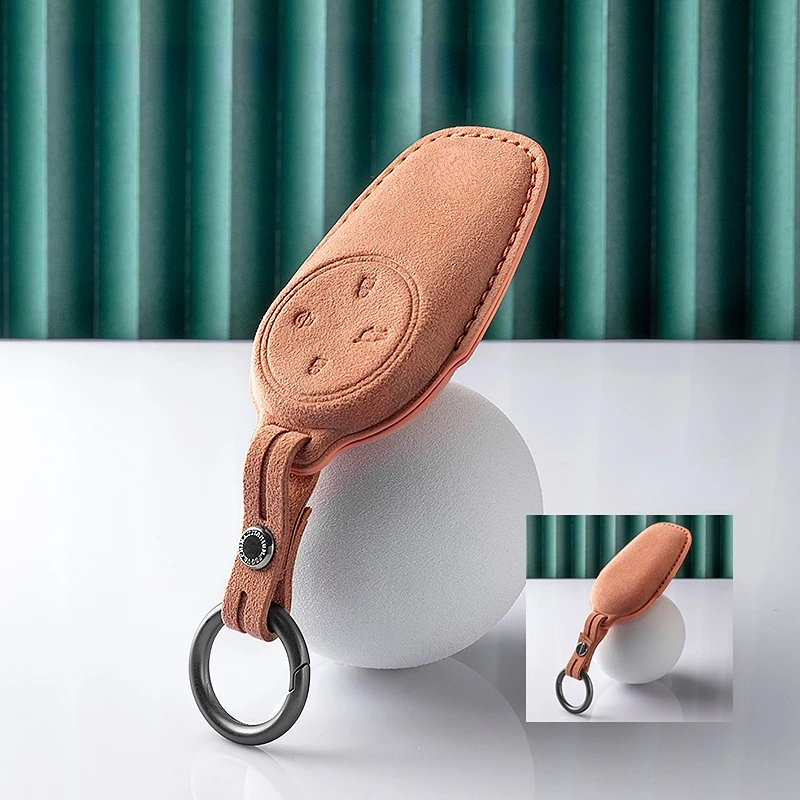 

Подходит для NIO ES6, EC6, ES8, модный замшевый автомобильный брелок с дистанционным управлением, аксессуары для автомобиля