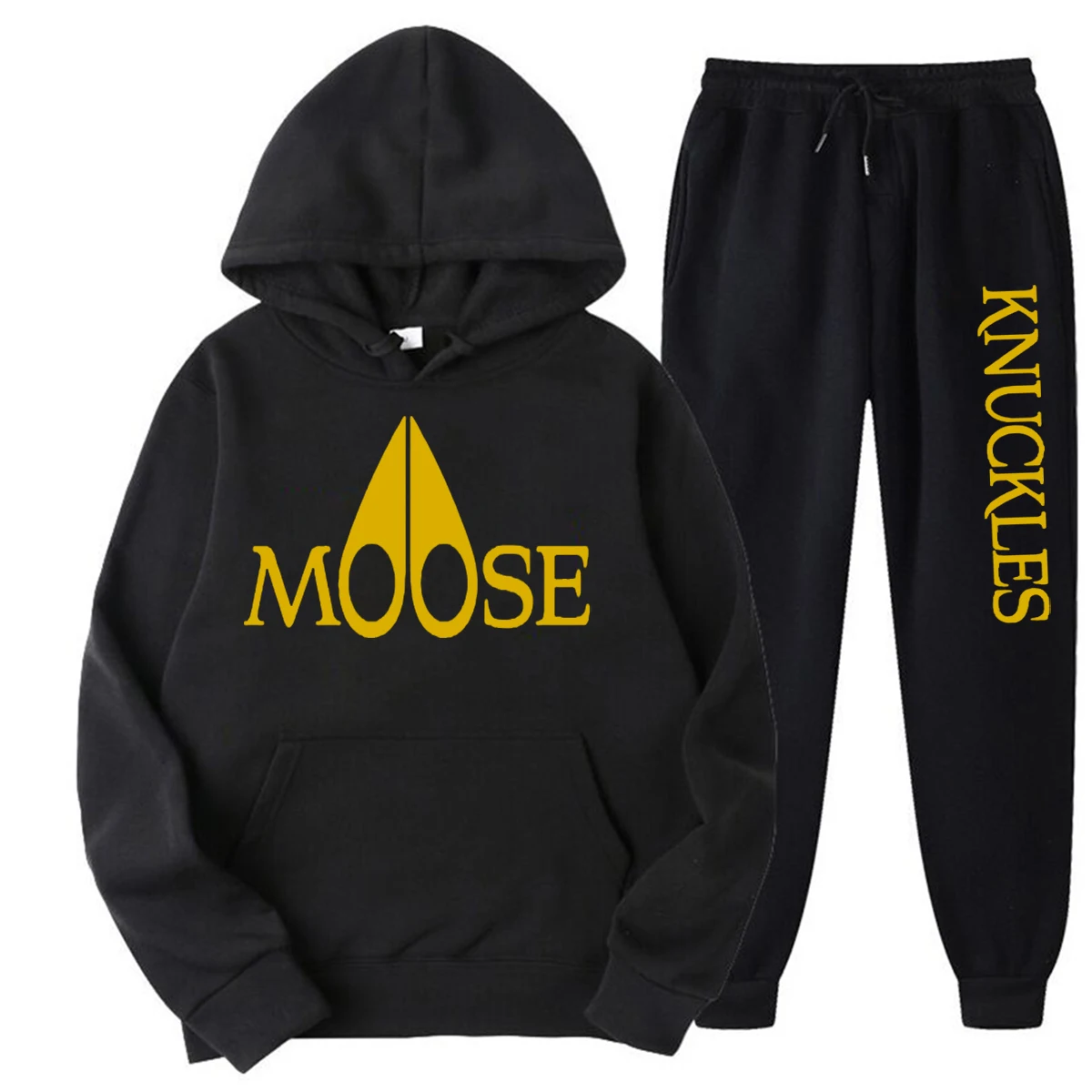 

Sportswear MSE brand prints sportswear for men's 15-color warm two-piece set with loose hoodie sweatshirt and pants set Capu