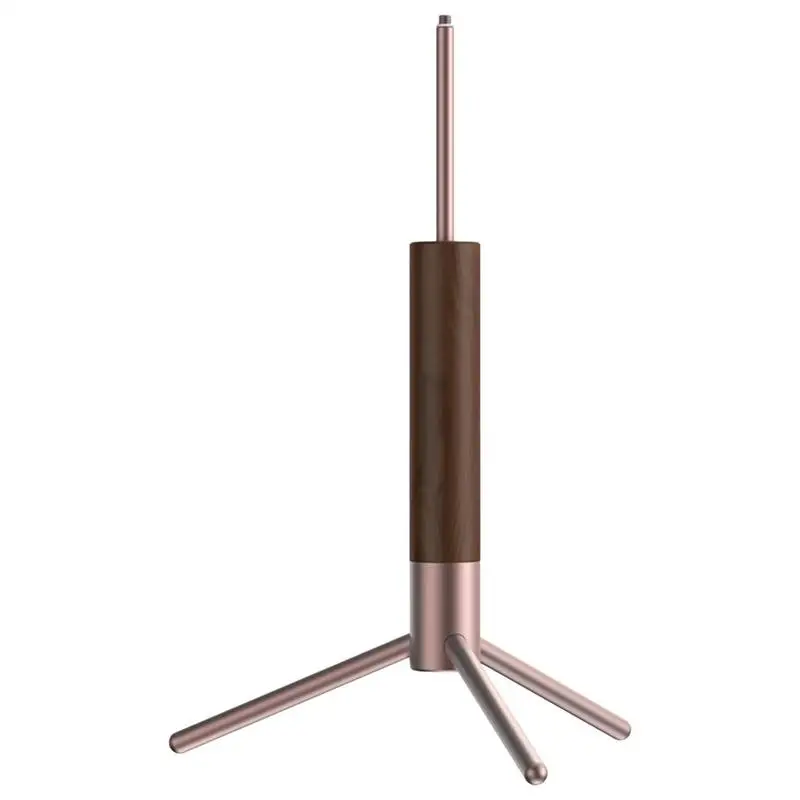 

Small Tripod Detachable Walnut Desktop Stand Mobile Phone Holder Portable Lightweight Compatible Phones Camera Torch