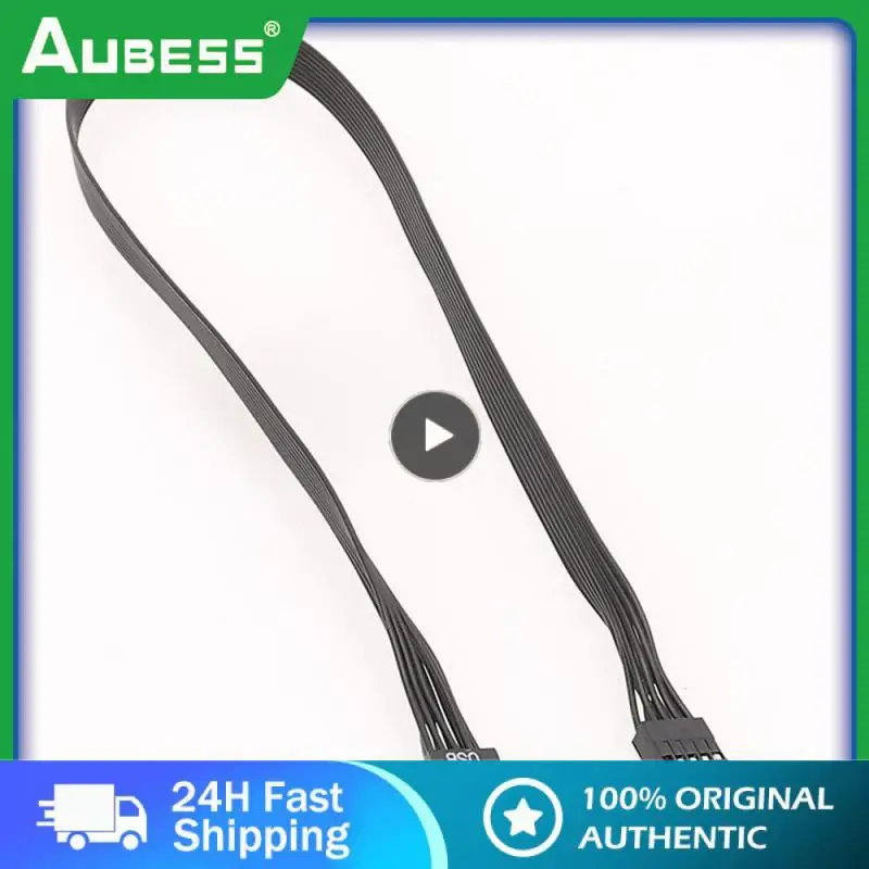 

About 8g Computer Motherboard Cable Repeatable Pluggable 9-pin Adapter Cable Not Easy To Damage Long Life Black All Black Cable+