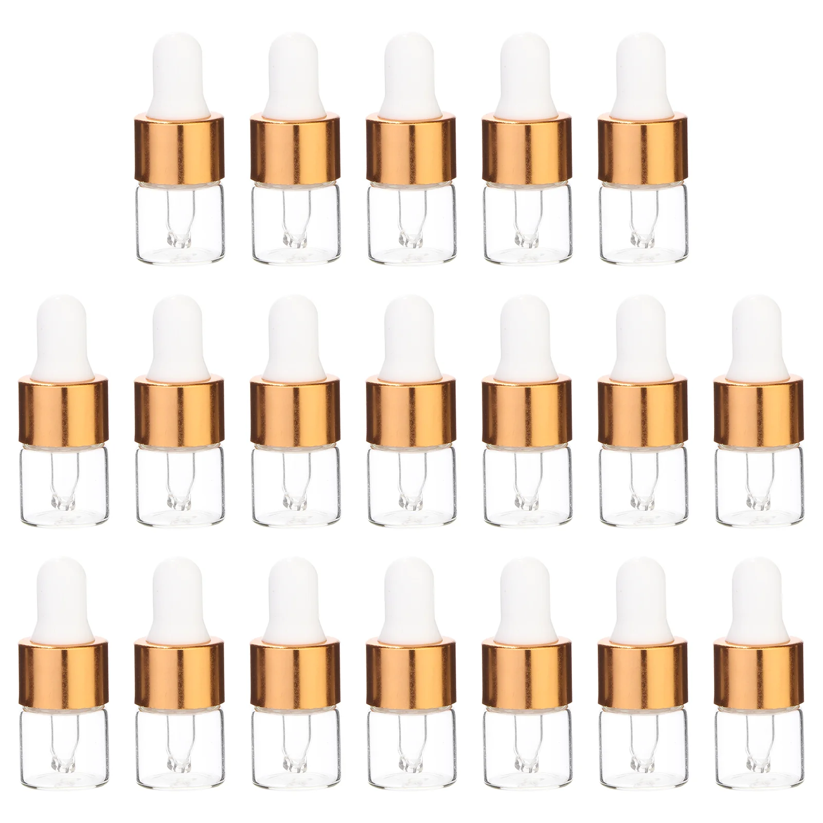 

Dropper Bottles for Essential Oils Glass Clear Eye Dropper Bottle Sample Vials Refillable Containers Travel Bottles for Liquids