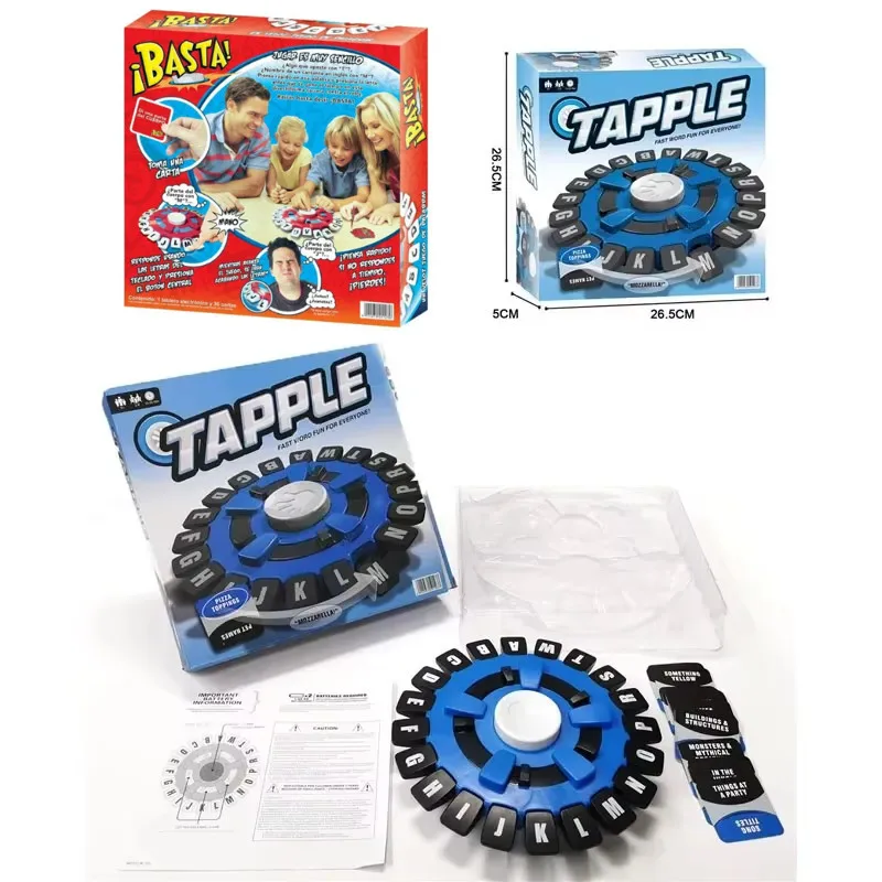 Игра Tapple Word семейная настольная игра Fast-Paced домашний декор для быстрого мышления