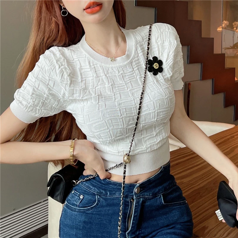 

ILARES Y2k Clothes Tops Women 2022 Women's Winter Coats Pullover Sweater Superimposed Garments Korean Fashion Ladies Sweaters