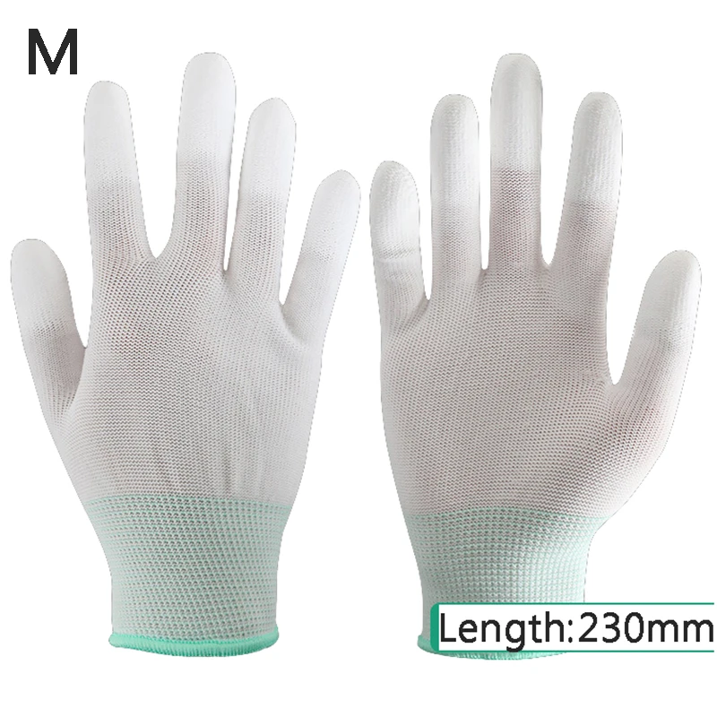 

1Pair Antistatic Gloves Anti Static ESD Electronic Working Gloves Pu Finger Coated Finger PC Antiskid For Finger Protection