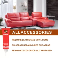 20ml leather repair gel no harm color repair home car seat leather repair refurbishing cream paste leather cleaner repair tool