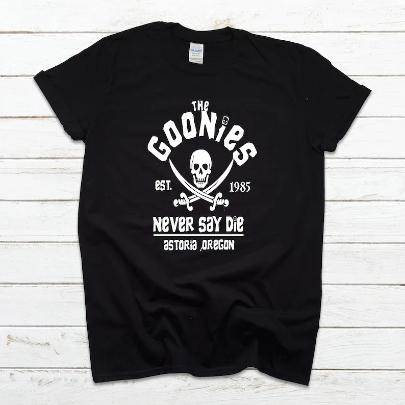 

Distressed The Goonies Never Say Die T Shirt 1817