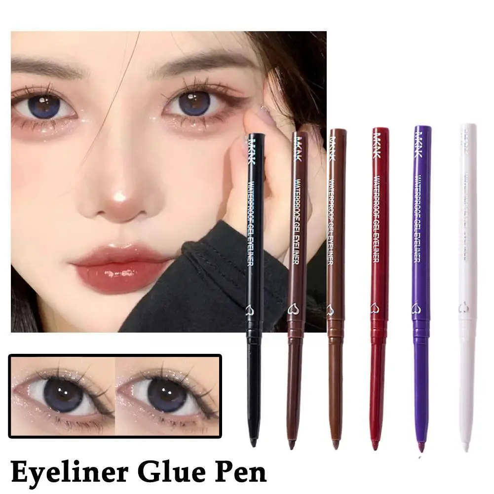 

1pc Waterproof Eyeliner Gel Pencil Long-lasting Waterproof Quick Soft Blooming Eye Cosmetics Not Pigment High Professional C4T5