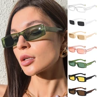 2022 square female sun glasses luxury travel small rectangle sunglasses mens womens eyewear vintage retro cycling sunglasses