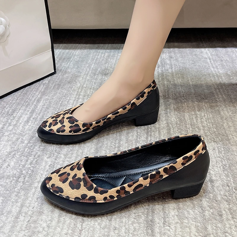 Новинка 2024 осенние модные пикантные женские повседневные туфли без шнуровки с