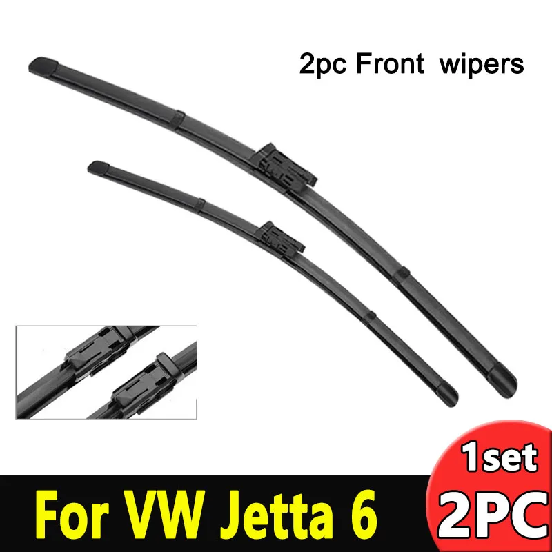 

Wiper LHD & RHD Front Wiper Blades For VW Jetta 6 MK6 A6 Passat CC 2012 - 2018 Windshield Windscreen Front Window 24"19"