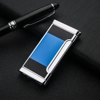 creative straight strike lighter metal inflatable lighter with personalized cigar knife and cigarette set