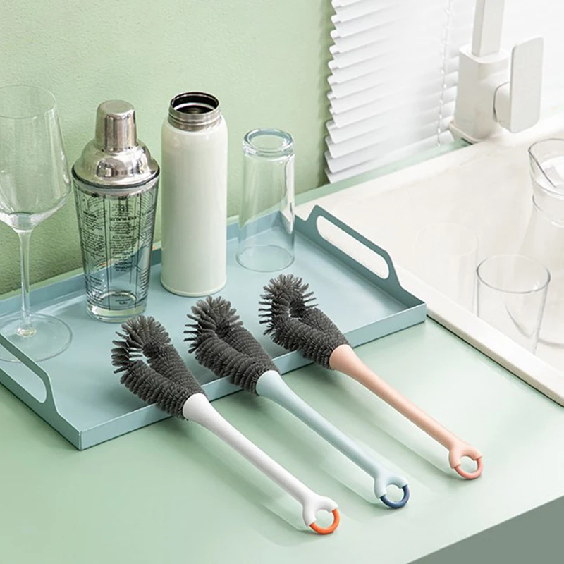 

Многофункциональная щетка-Кормушка для чистки бутылок с водой, полипропиленовый очиститель с длинной бутылкой, кормушка для воды, чистящие...