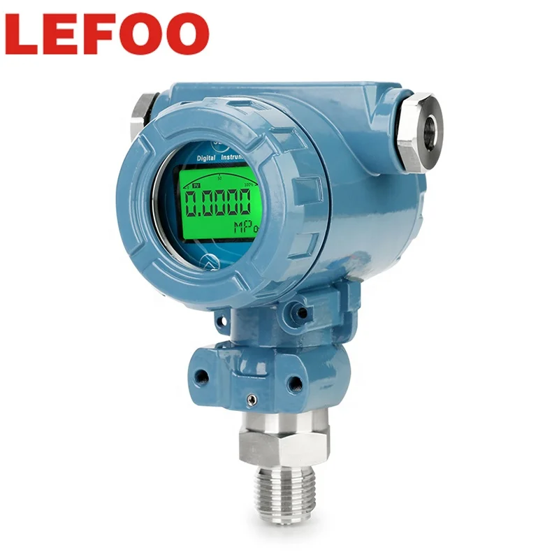 

LEFOO 4-20mA hart Explosion-proof Pressure Transmitter IP67 pressure transducer sensor with digital display