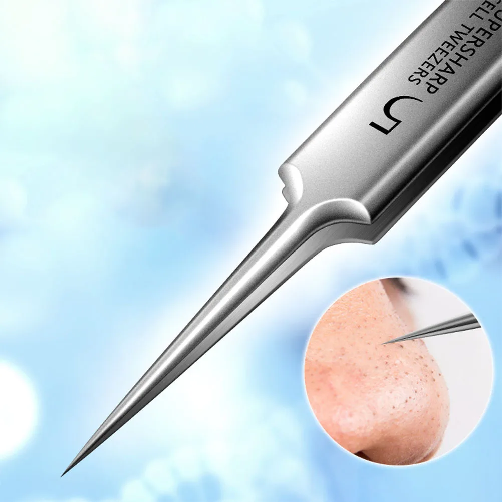 

Ultra-fine No.5 Cell Pimple Blackhead Clip Tweezer Beauty Salon Special Scraping