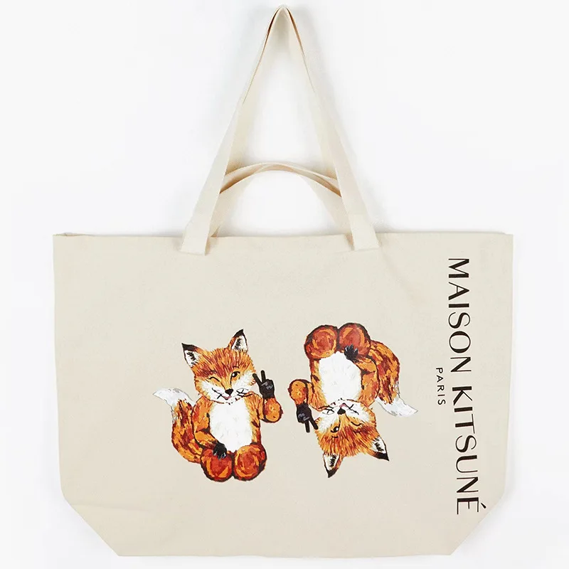 

Новинка 2022 г., модная вместительная сумка на одно плечо, унисекс, бутиковая Холщовая Сумка для покупок, женская сумка