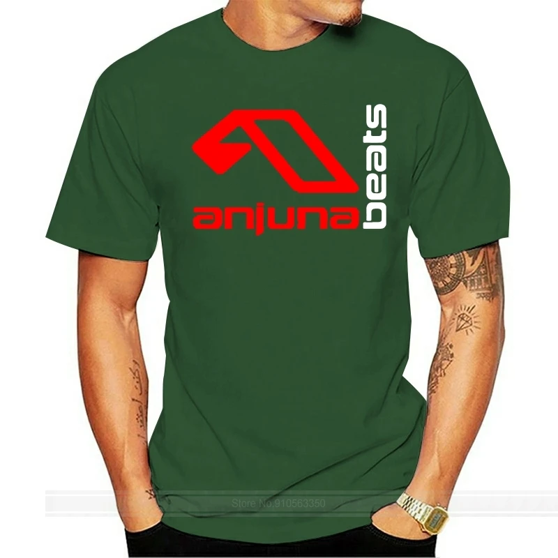 

New Anjunabeats logo T-SHIRT S-5XL cotton tshirt men summer fashion t-shirt euro size
