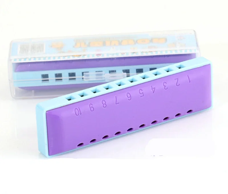 10-луночная губная гармошка Kongsheng детская блюз Gaita De Boca рот орган образовательный