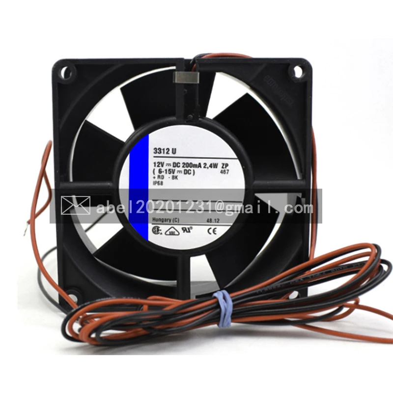 СОВЕРШЕННО НОВЫЙ ОРИГИНАЛЬНЫЙ ВЕНТИЛЯТОР 3312U 3312 U 12 В постоянного тока 9232 92*92*32 мм