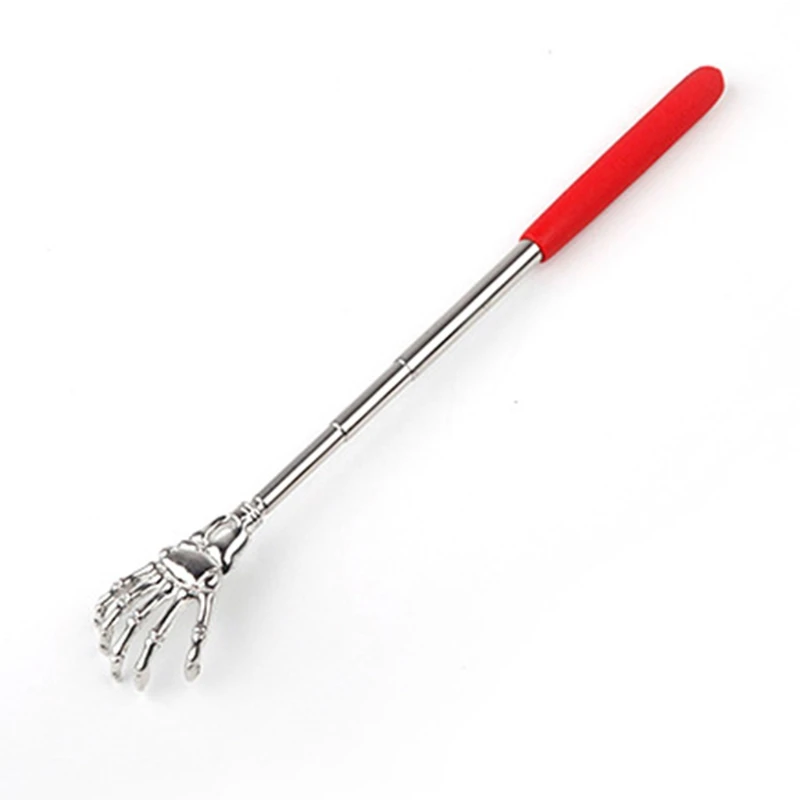 Телескопический скребок для спины выдвижной призрачный коготь металлический