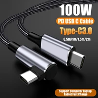 100w usb c pd cable for ipad pro 2021 2020 mini 6 ipad air 5 usb c to type c fast charging cables data transmission braided cord