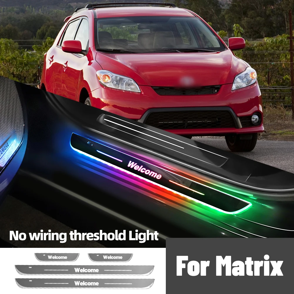 Для Toyota Matrix 2003-2014 2009 2011 2012 2013 автомобильный порог индивидуальный логотип