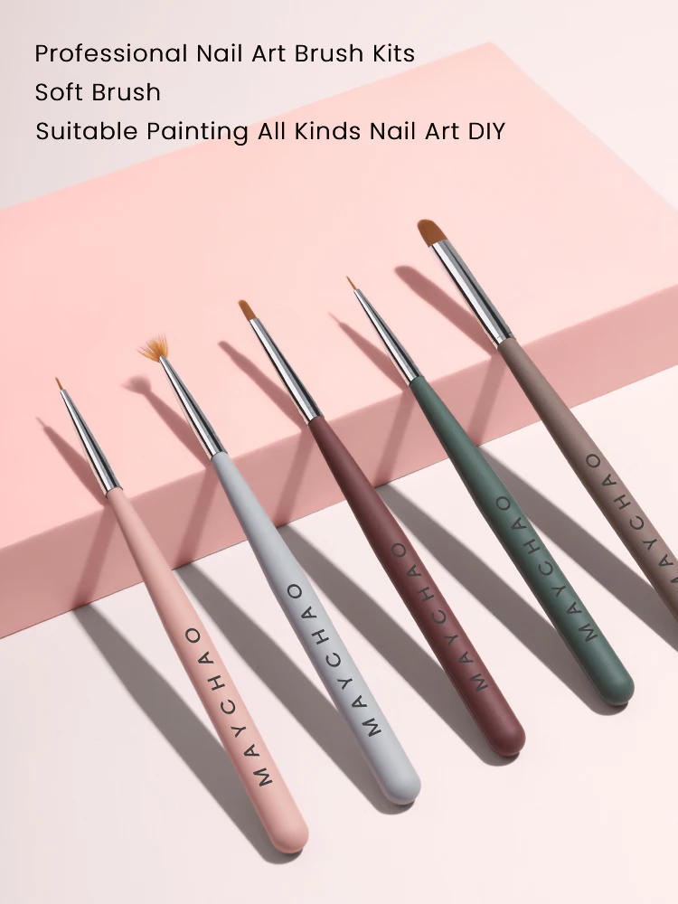 Набор кистей для дизайна ногтей 5/7 шт. кисть рисования геля ручка