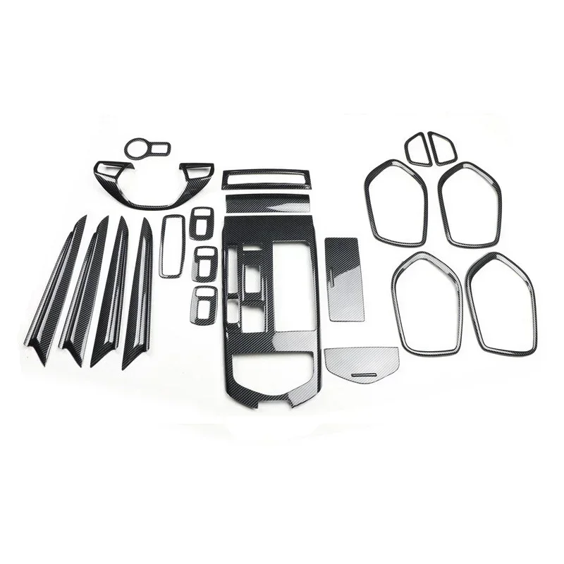 Для Maserati Ghibli 2014 15 16 17 18 19 20 21 22 пластиковые украшения из углеродного волокна