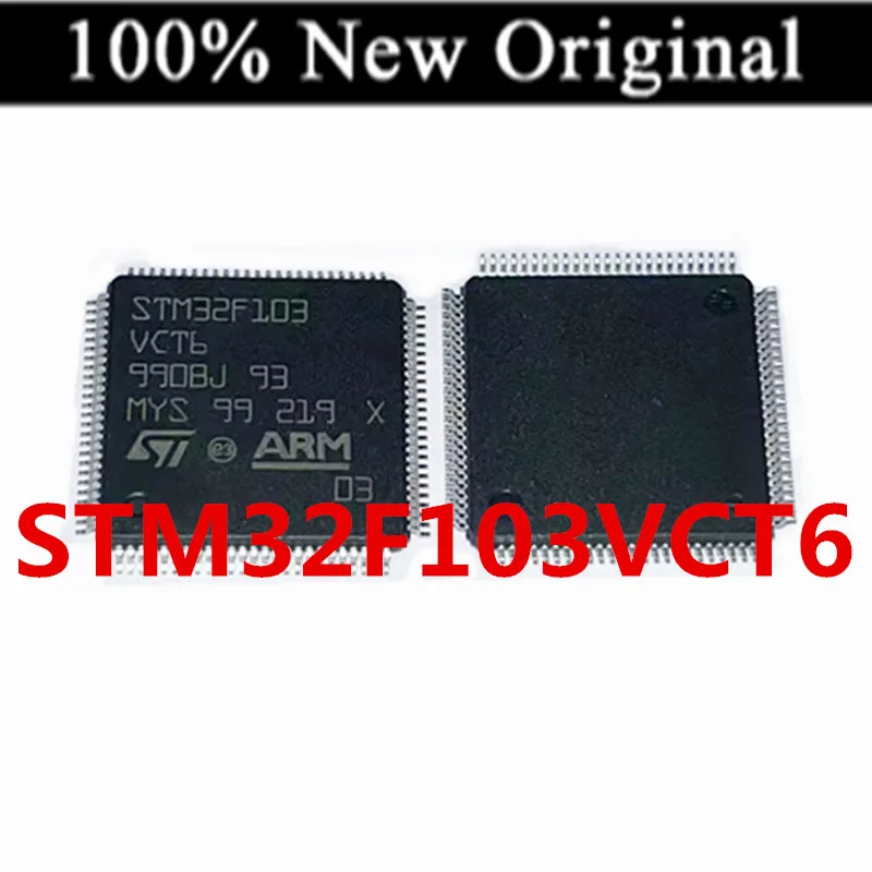 

5PCS/Lot STM32F103VCT6 STM32F103VCT6TR STM32F103 LQFP-100 100% new original 32-bit motor microcontroller chip