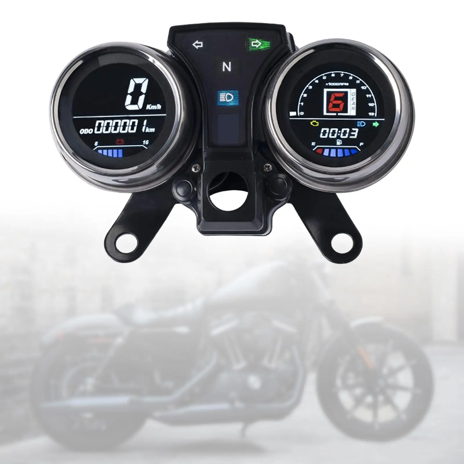 

Motorcycle VA LCD Digital Dashboard Replace/ Easy Installation/ Electronic for cm125 Tachometer Gauge Speedometer /