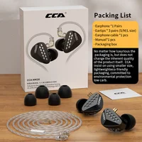 CCA HM20  Hybrid Technology 1DD+7BA HiFi Wired Earphone In Ear Monitor Earbuds Headset Sport Game Mobile Phone Bass Headphones 6