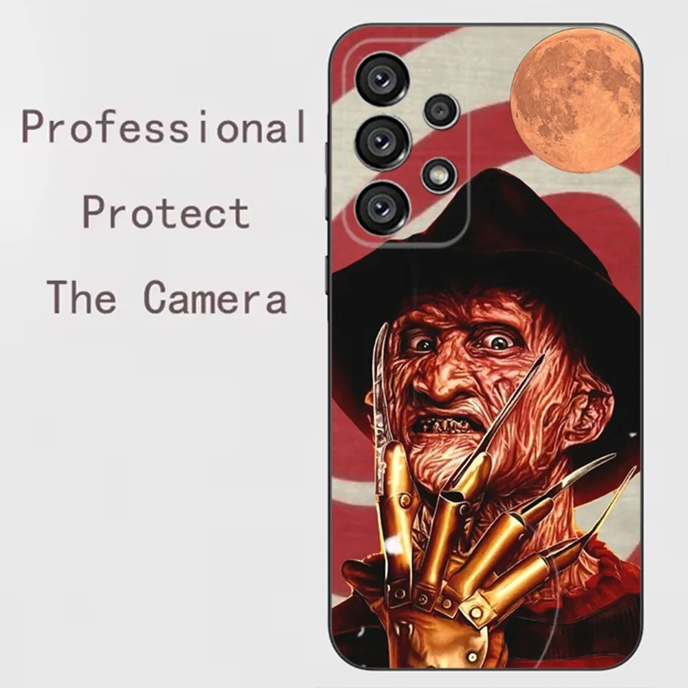 F-Freddy horror K-Krueger Phone Case For Samsung Galaxy A13 A21s A22 A31 A32 A52 A53 A71 A80 A91 Soft Black Shell