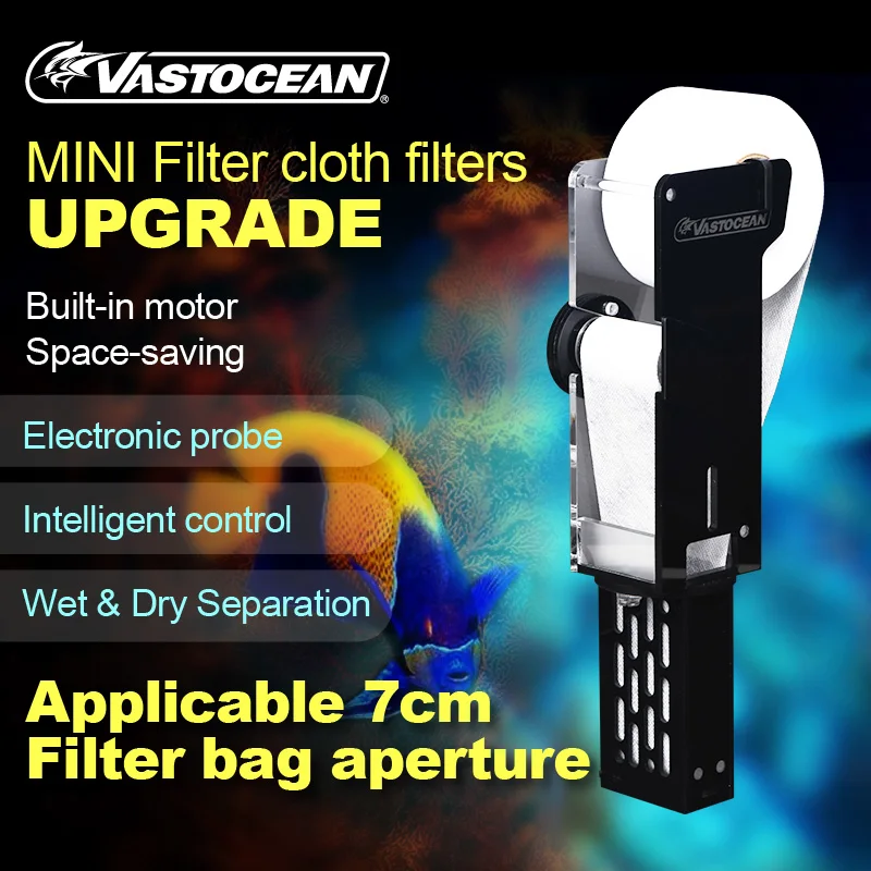 Фото Фильтрующая ткань VASTOCEAN mini для аквариумов, рулоны фильтрующей бумаги, автоматический фильтр-бокс для влажной и сухой очистки №2