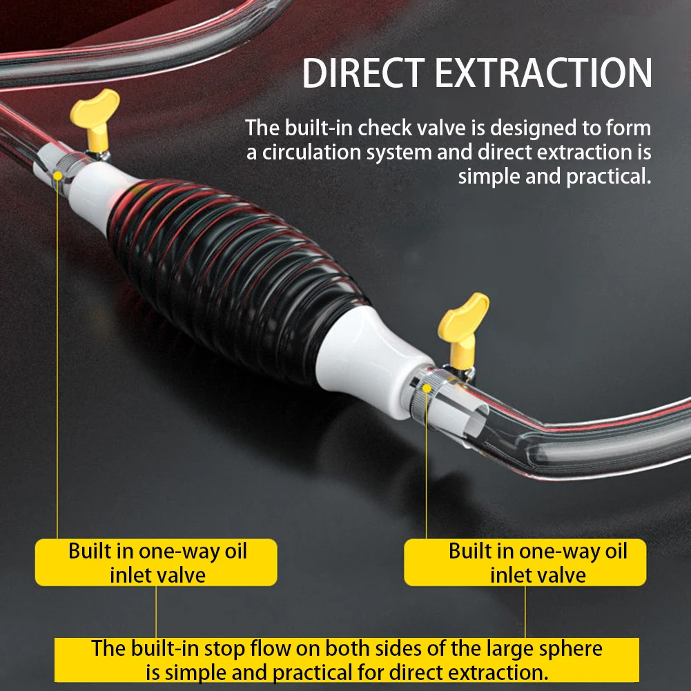 

Manual Oil Pump Set Universal Fuel Petrol Oil Water Tansfer Tube Hose Set for Car Motorcycle Boat Portable Tool Accessories