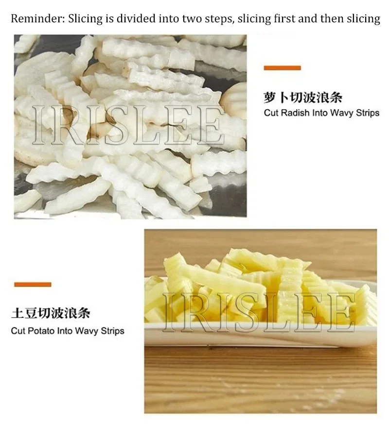 Нож для картофеля фри хрупсы машина резки слайсер овощей и фруктов кухонные