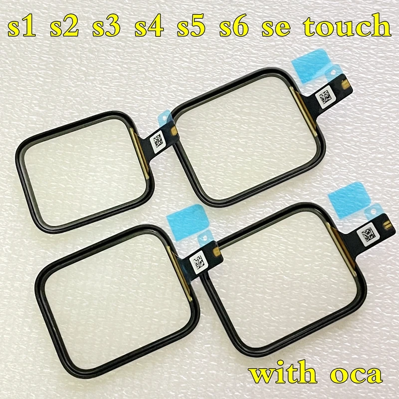 

1Pcs Touch Screen Digitizer Glass Lens Panel For Apple Watch series SE 1 2 3 4 5 6 38mm 42mm 40mm 44mm TouchScreen Repiar parts