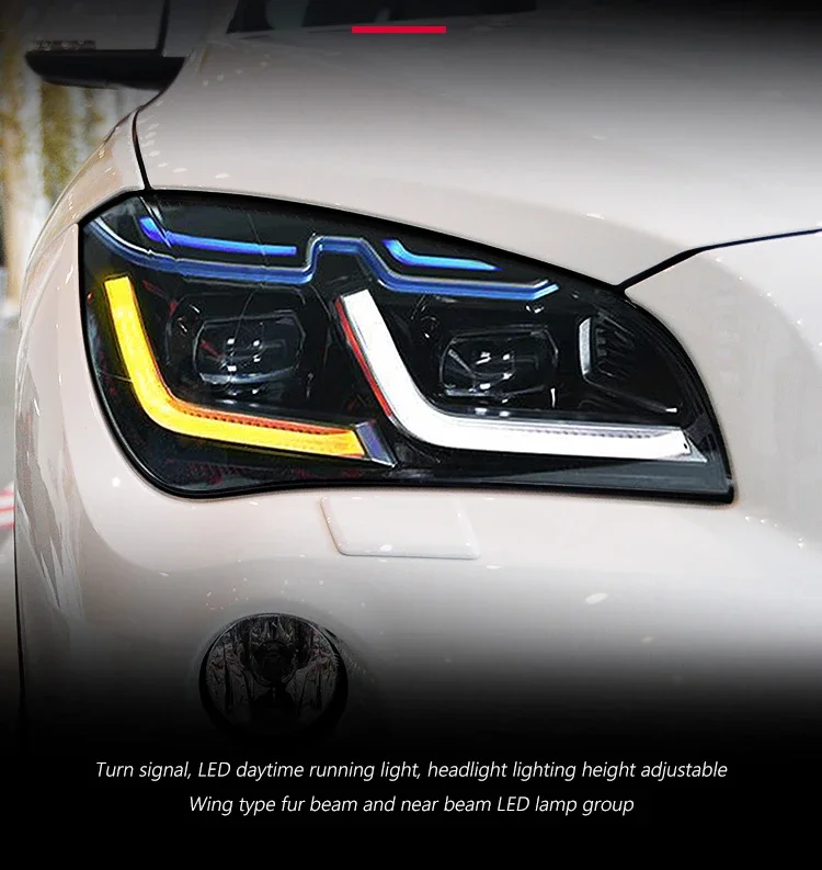 Автомобильные фары для BMW X1 E84 2010-2015 светодиодные автомобильные лампы дневные