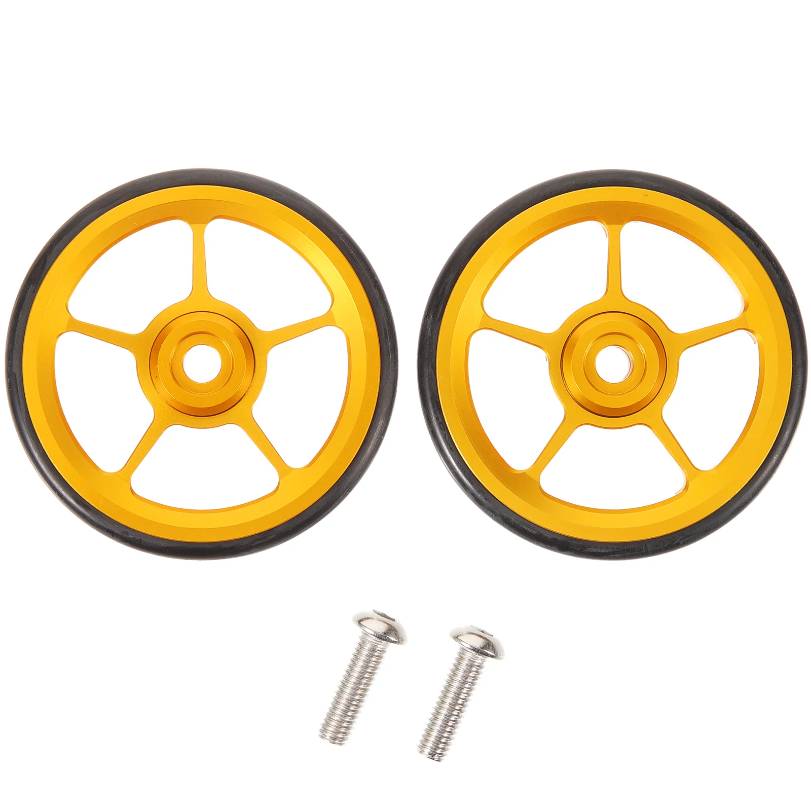

2 Pcs Bush Sturdy Bike Part Easy Wheels Folding Refit Daily Use Extension Plastic Supply Replaceable