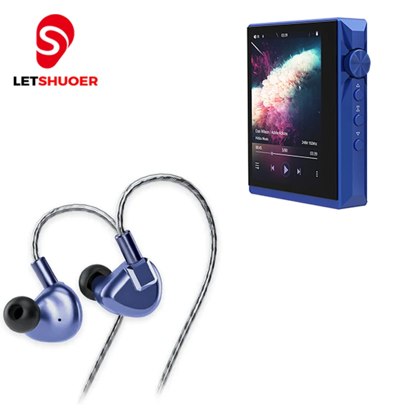 

Letshuoer S12 Pro HIFI In Ear IEMs Earphone Hidizs AP80 PRO-X Portable Planar Monitor Balanced Lossless DAC AMP MP3 Player Music