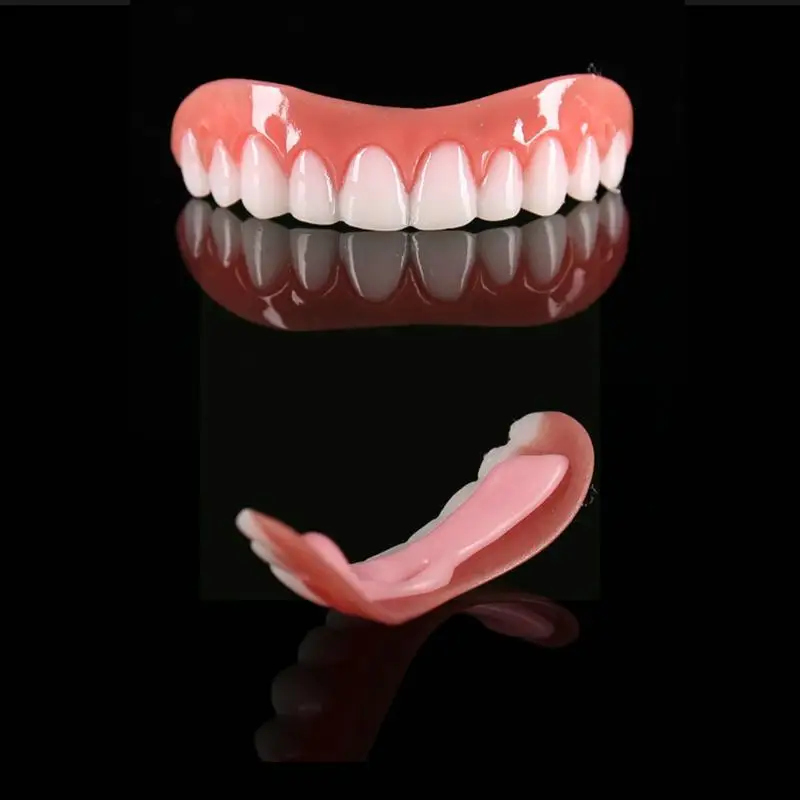 

False Tooth Stickers Simulation Teeth Whitening Dentures Cover Tooth Veneers Smile Tool Perfect Teeth Lower Braces Paste Up G5m8