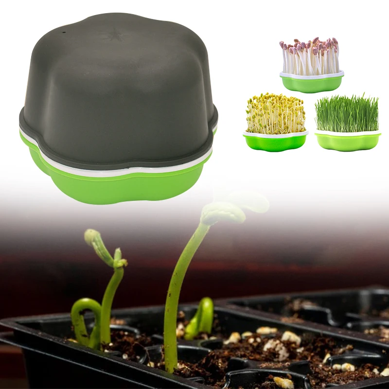 

Home Garden Hydroponic Peanut Sprout Box Bean Pea Wheat Seedling Sprouter Tray Cat Grass Grow Germination Soilless Planting Pot