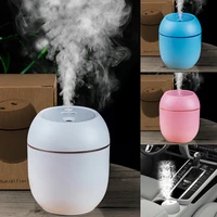 new usb portable air humidifier 250ml essential oil diffuser 2modes auto off with led light for home car mist maker face steamer