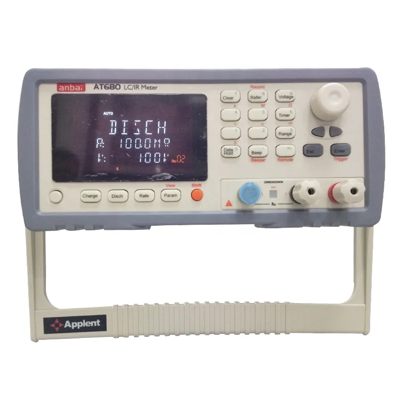 

AT680 Leakage Current Tester Insulation Resistance Meter with Timing Charger
