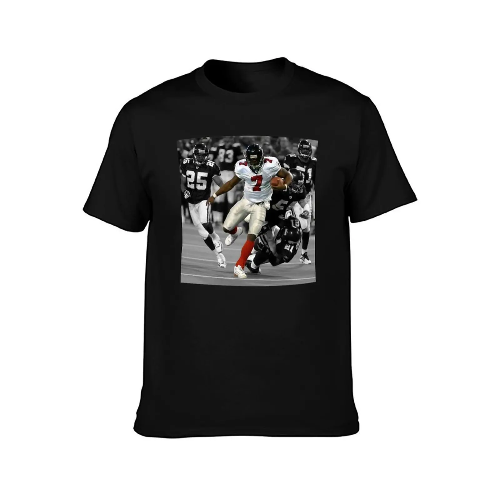 Фото Футболка Michael Vick The Run в уличном стиле, повседневная футболка №2
