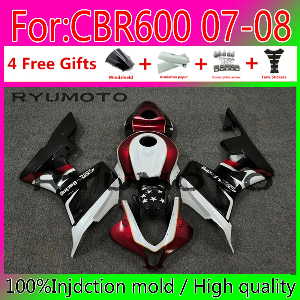 

Motorcycle Injection Mold Fairing Fit For Honda CBR 600 RR 2007 2008 CBR600RR 07 08 CBR600RR 2007 2008 fairing
