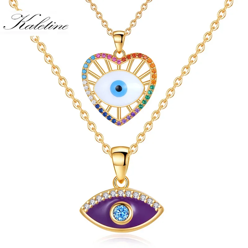 Женское колье с подвеской в виде сердца из серебра 925 пробы