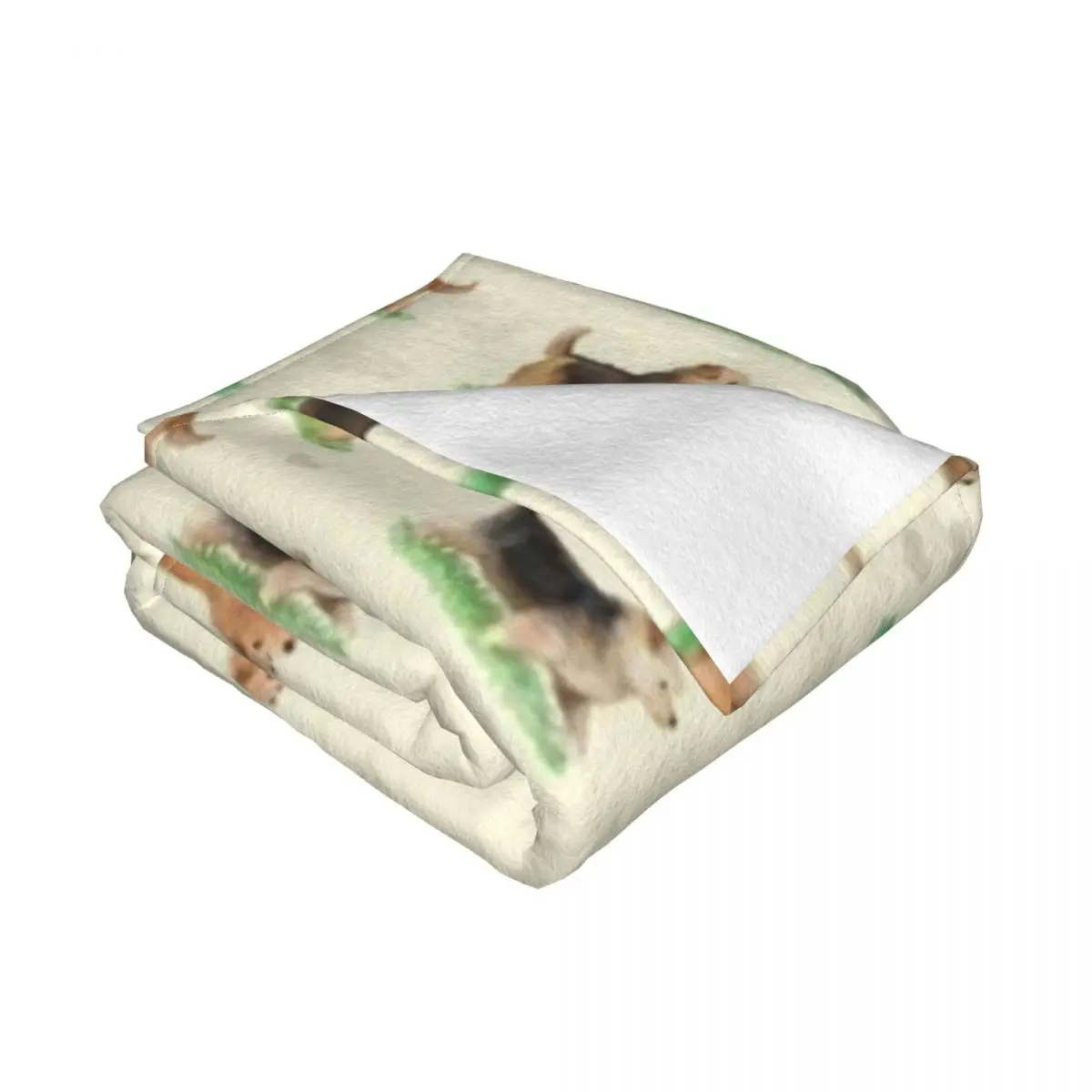 Ультра-мягкое Флисовое одеяло с микро-изображением Норфолка терьера