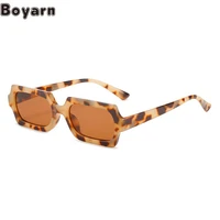 boyarn new polygon small frame punk sunglasses candy color steampunk pop sunglasses womens ins trend glasses