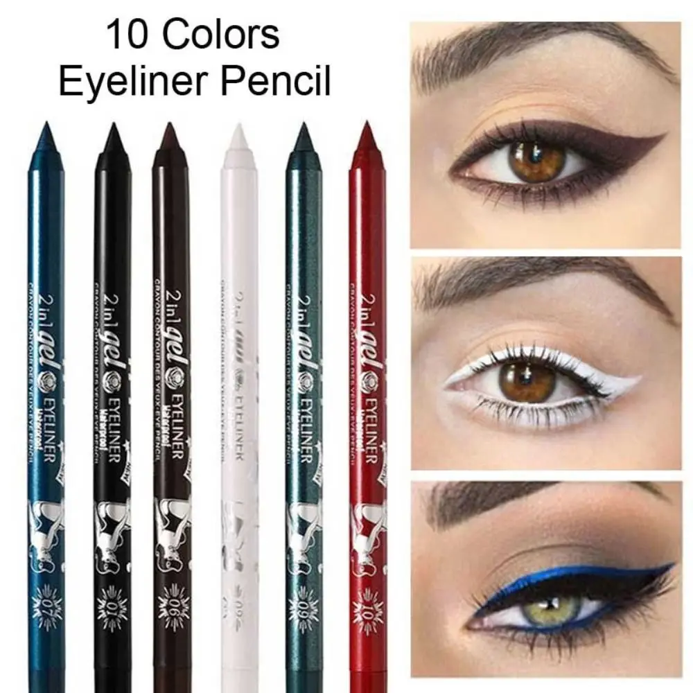 

Quick Dry Colourful Eyeliner Pencil Korean Waterproof Eyeliner Pigment Gel EyeLiner Pen for Eyes Makeup Women