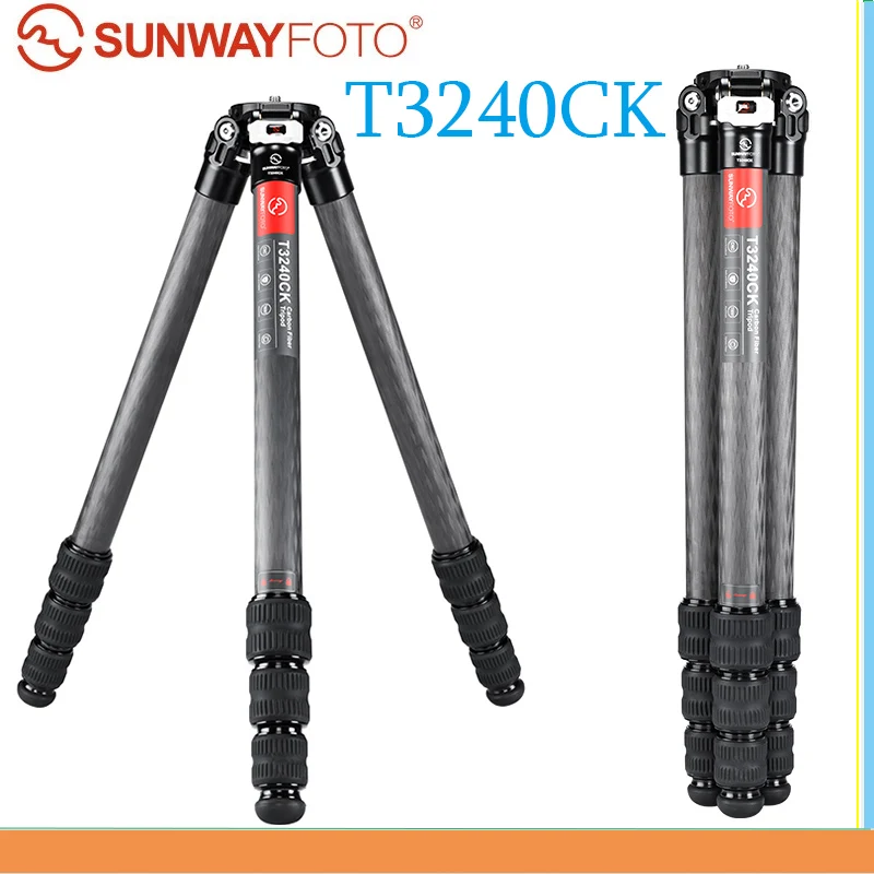 

Дорожный штатив SUNWAYFOTO T3240CK, компактный легкий портативный Трипод для цифровой зеркальной камеры, нагрузка 25 кг